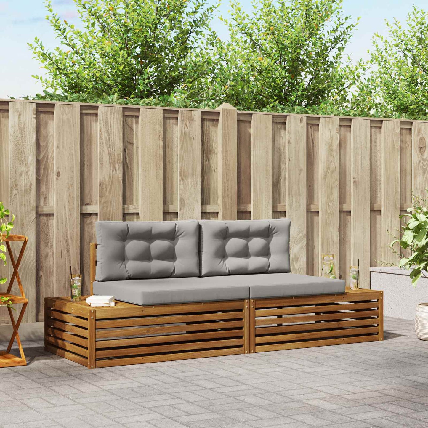 Outdoor-Sofagarnitur 3 Stück