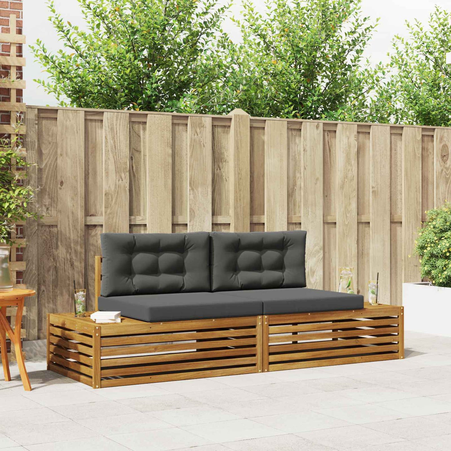 Outdoor-Sofagarnitur 3 Stück