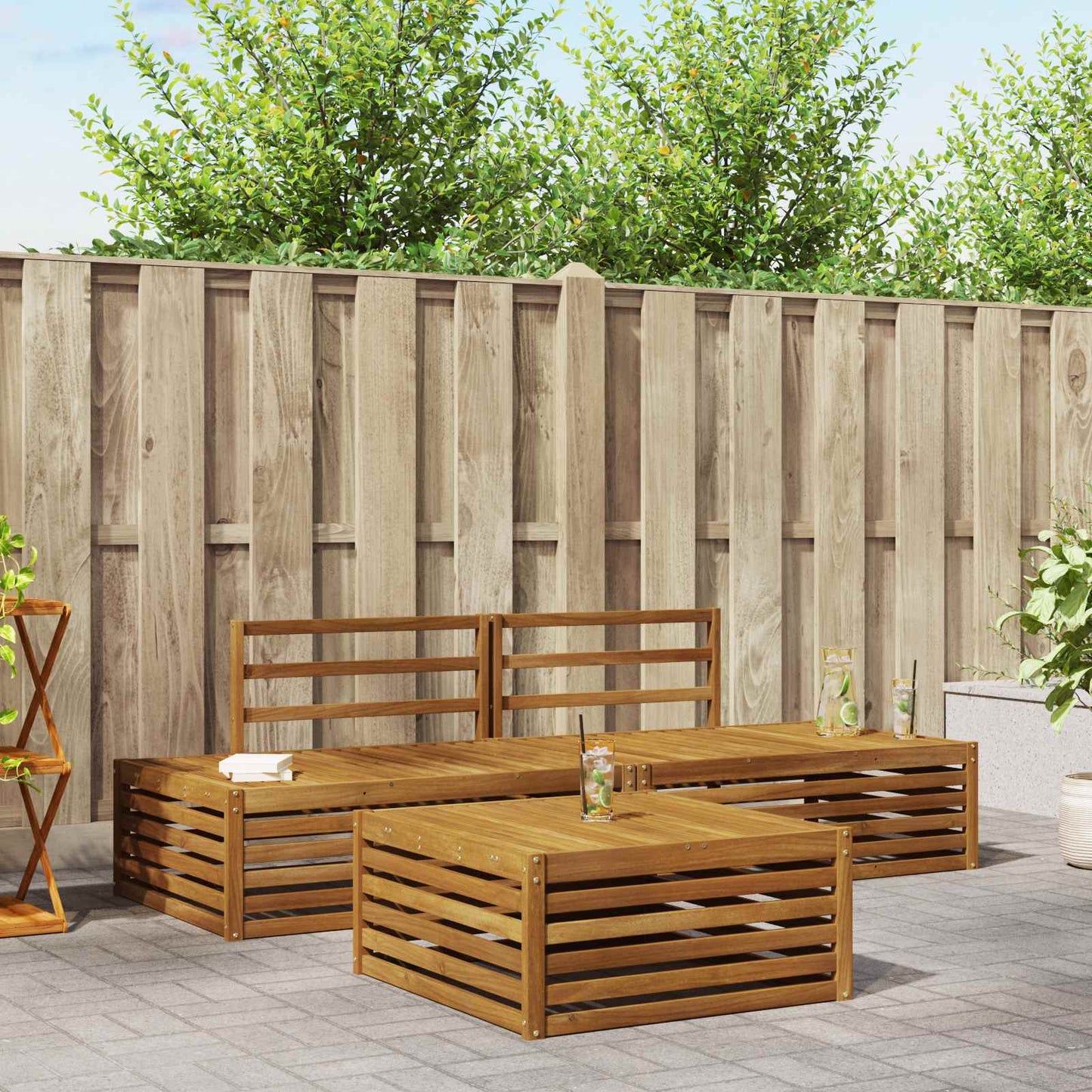 Outdoor-Sofagarnitur 4 Stück