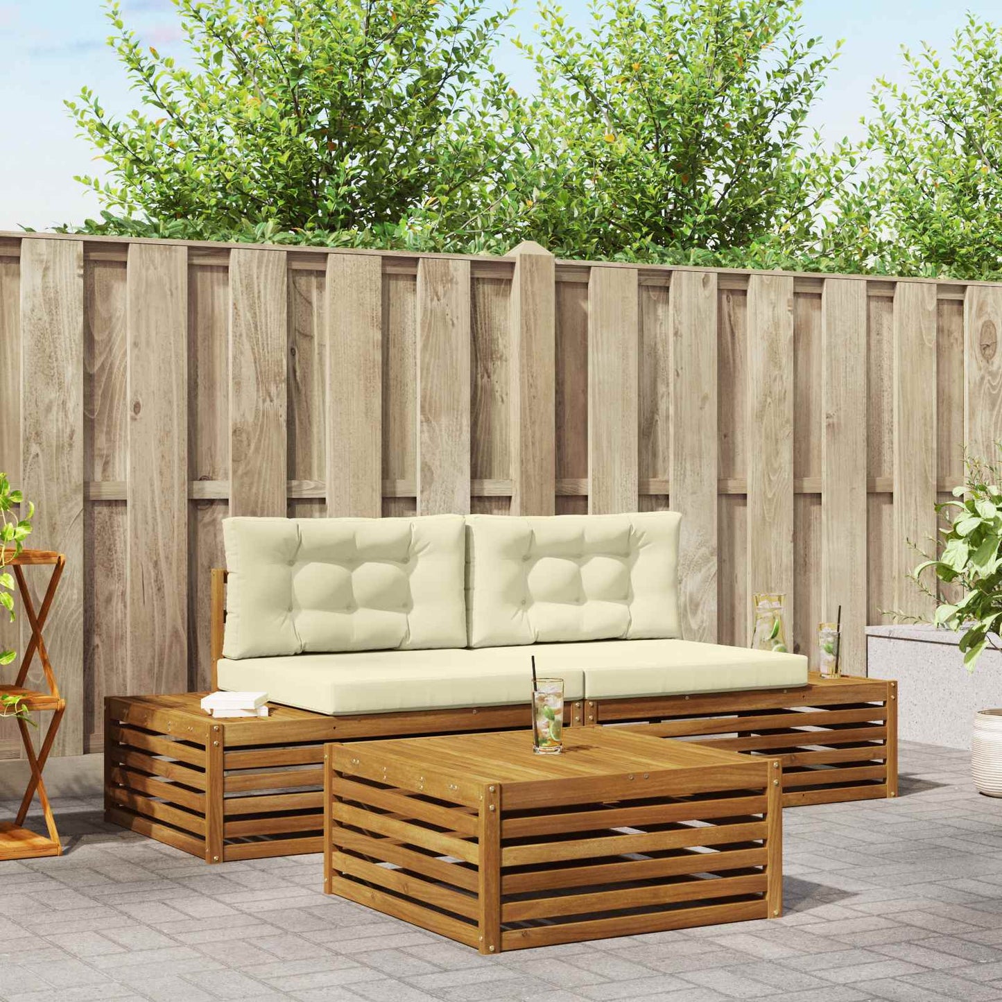 Outdoor-Sofagarnitur 4 Stück