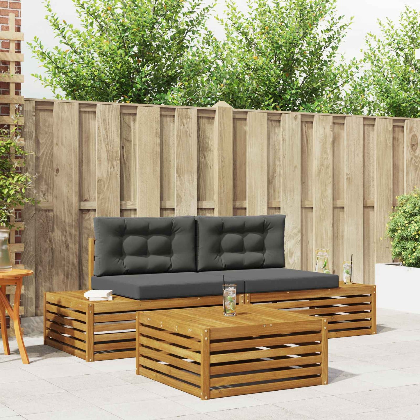 Outdoor-Sofagarnitur 4 Stück