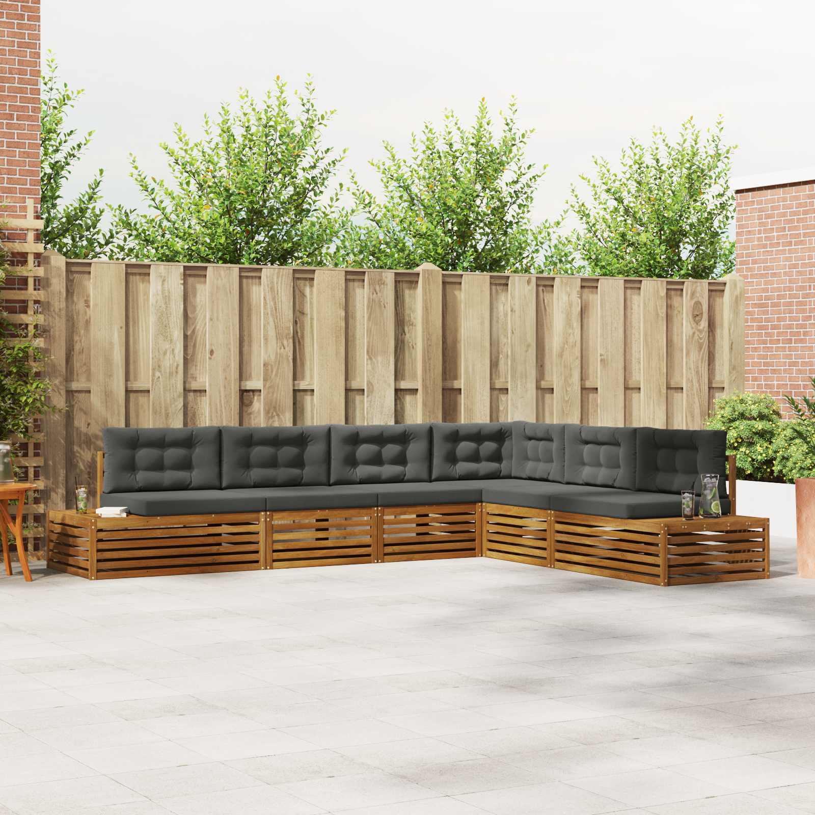 Outdoor-Sofagarnitur 7 Stück