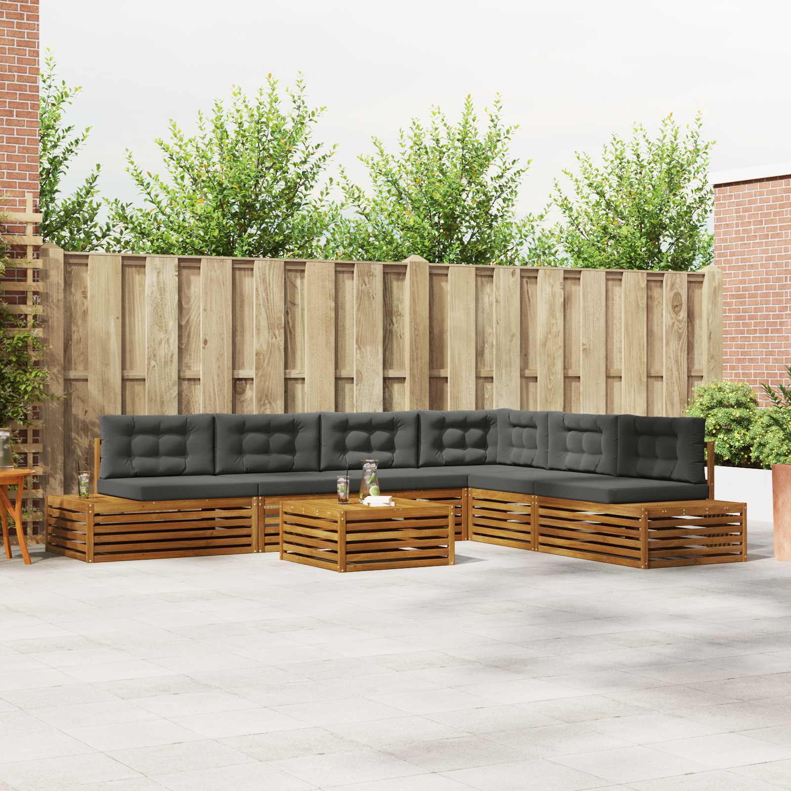 Outdoor-Sofagarnitur 8 Stück