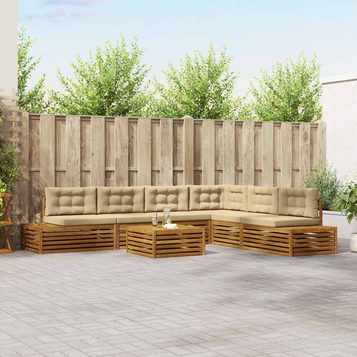 Outdoor-Sofagarnitur 8 Stück