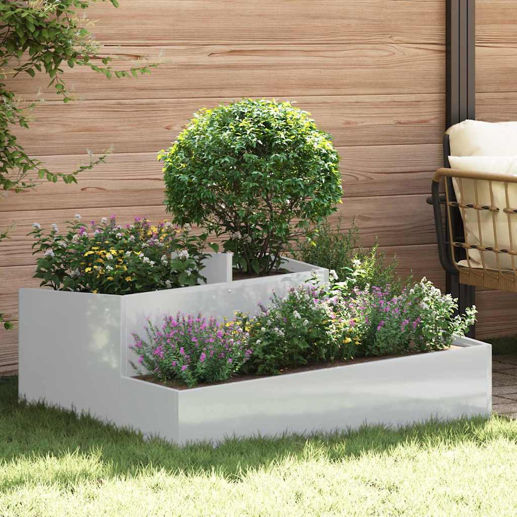 Garten-Pflanzgefäß 60 X 60 X 50 Cm Kaltgewalzter Stahl