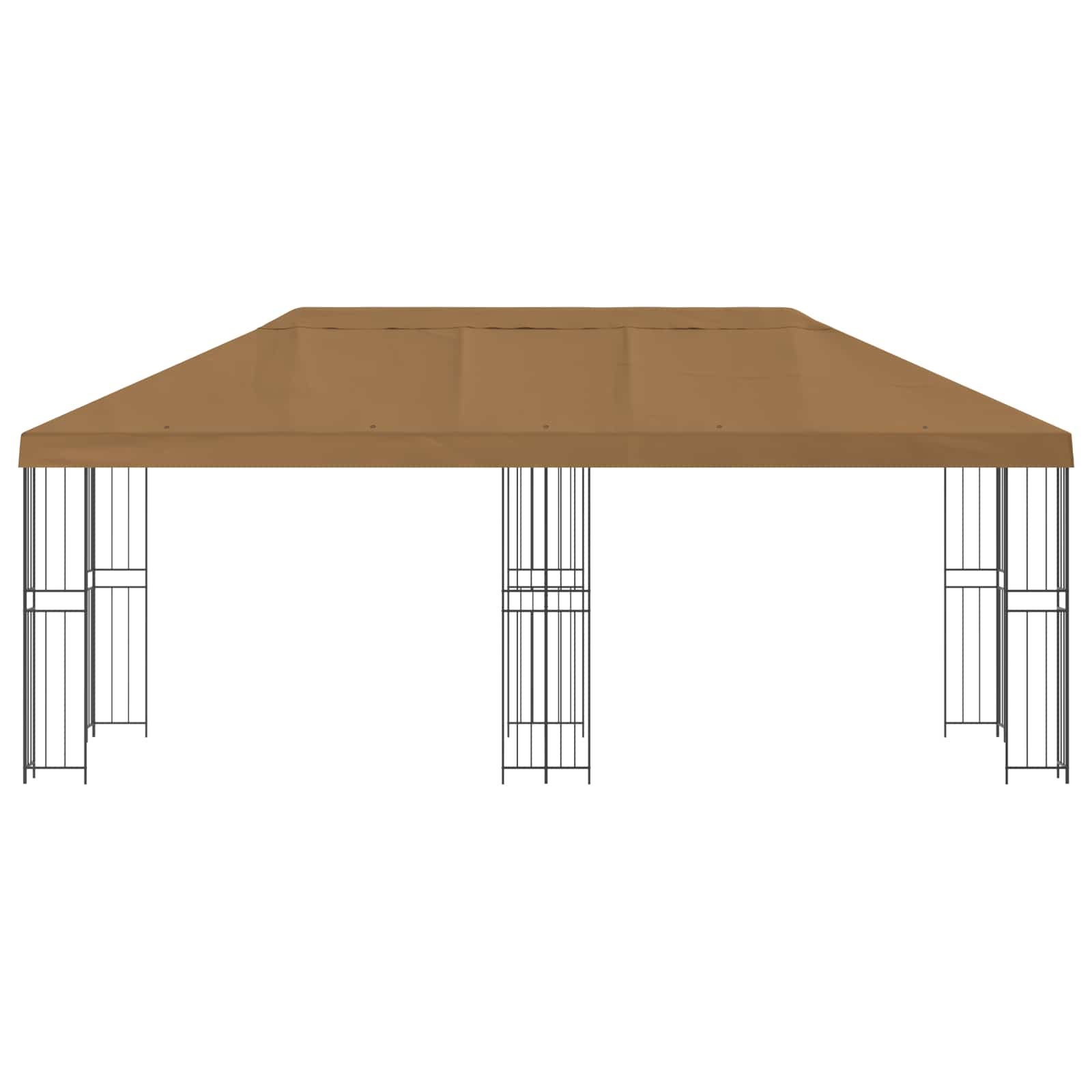 Pavillon Mit Seitenwänden 6 X 3 M Polyester Und Stahl 190
