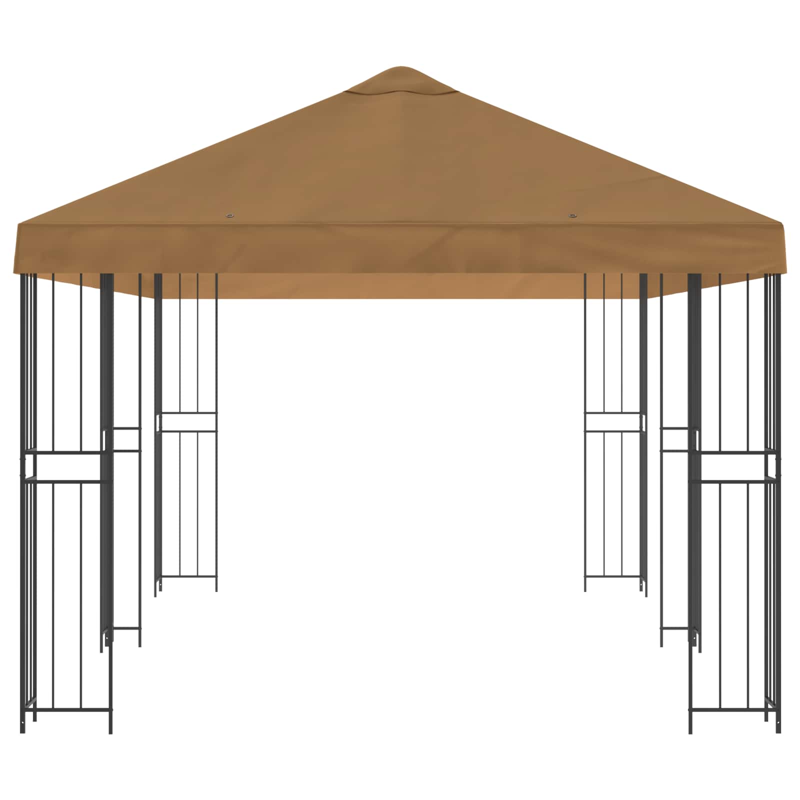 Pavillon Mit Seitenwänden 6 X 3 M Polyester Und Stahl 190