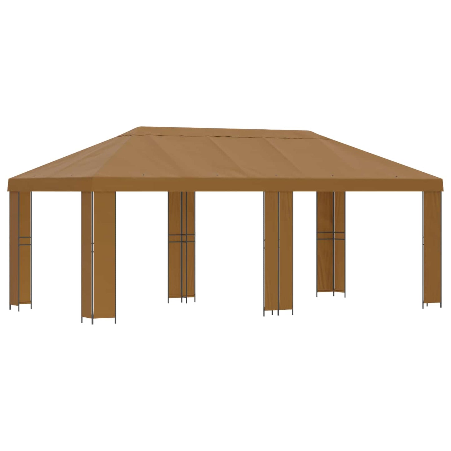 Garten Pavillon 6 X 3 M Polyester Und Stahl 190