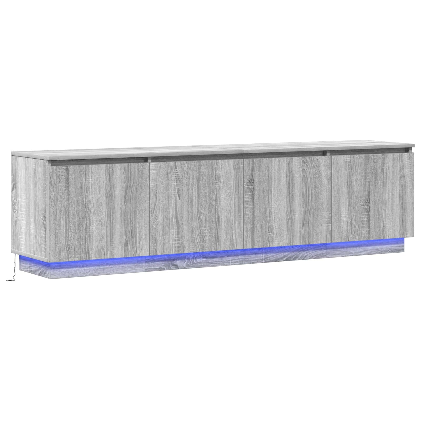 Tv-Schränk Graues Sonoma 180 X 38 X 49 Cm Holzwerkstoff