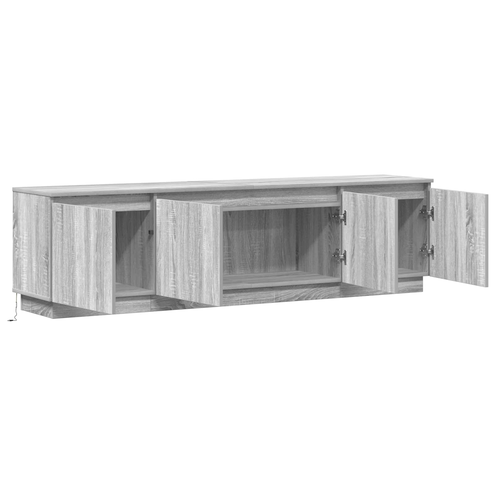 Tv-Schränk Graues Sonoma 180 X 38 X 49 Cm Holzwerkstoff