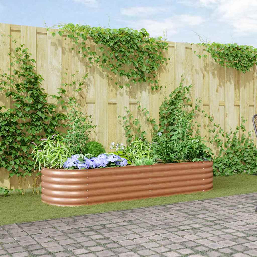 Garten-Hochbeet Verzinkter Stahl N