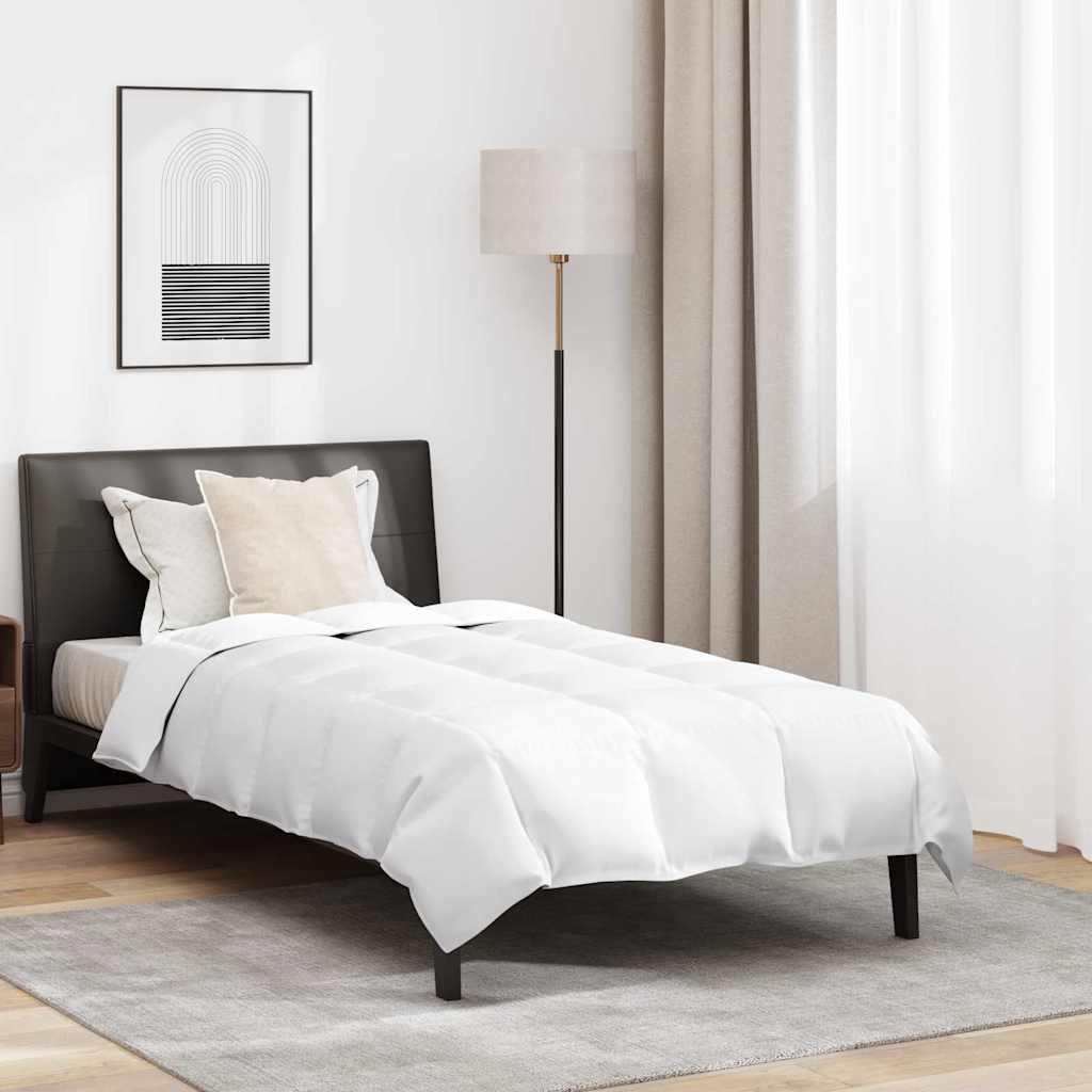 Sommerdecke Mit Kissen 2 Pcs Weiß Daunenfeder