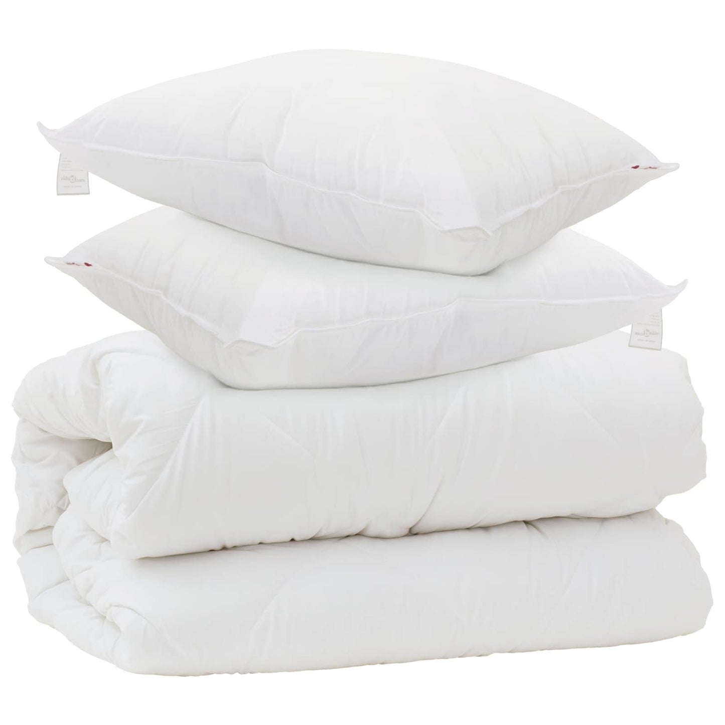 Decke Mit Kissen Mit Kissen 3 Pcs Weiß Mikrofaser
