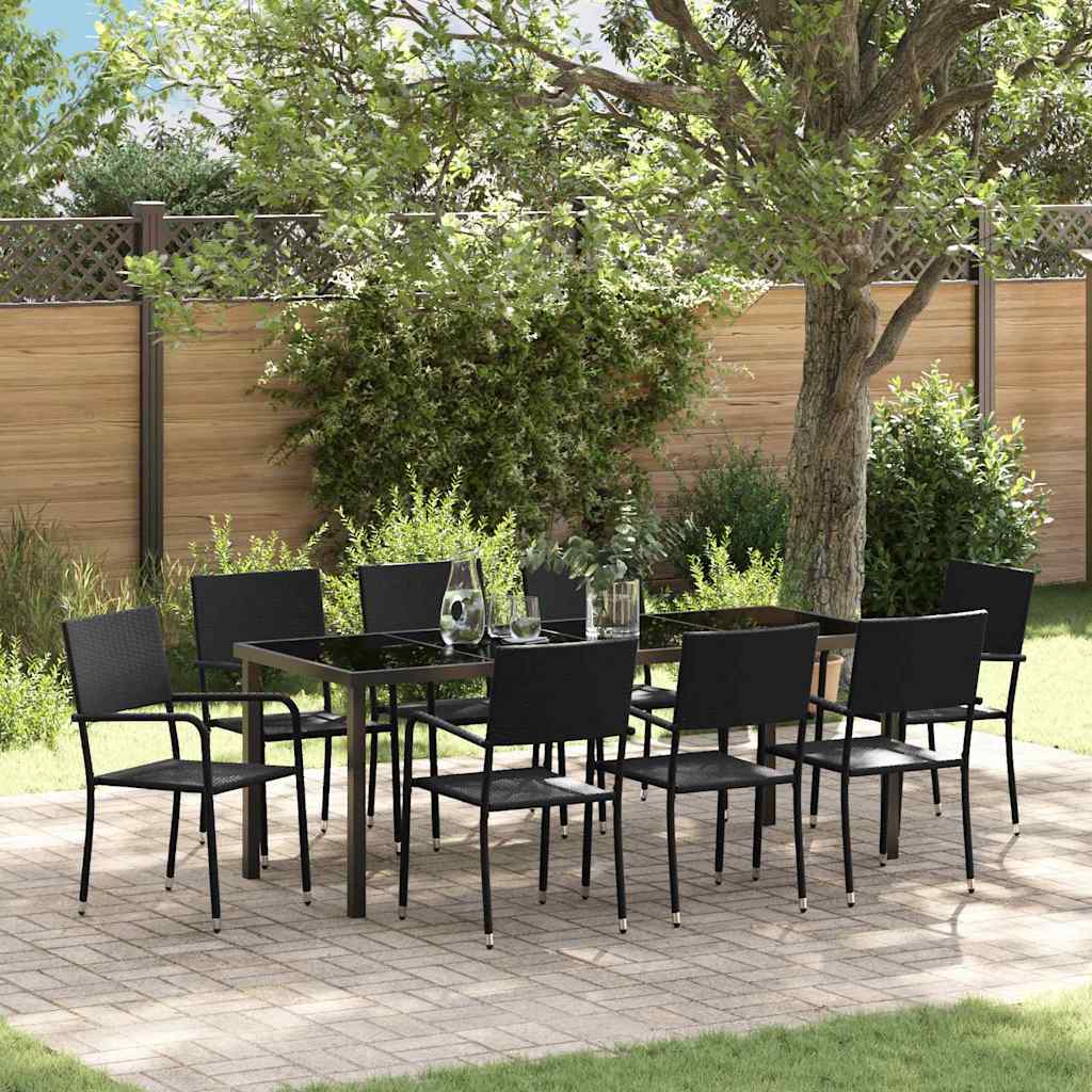 Garten Essgruppe Mit Kissen 7 Pcs Poly-Rattan