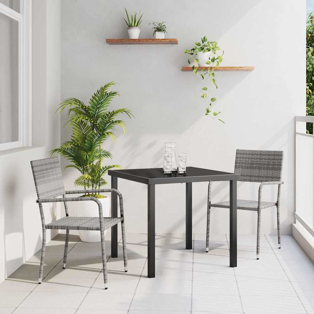 Garten Essgruppe Mit Kissen 7 Pcs Poly-Rattan