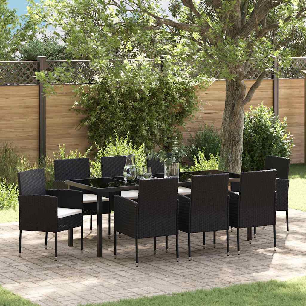 Garten Essgruppe Mit Kissen 5 Pcs Grau Poly-Rattan