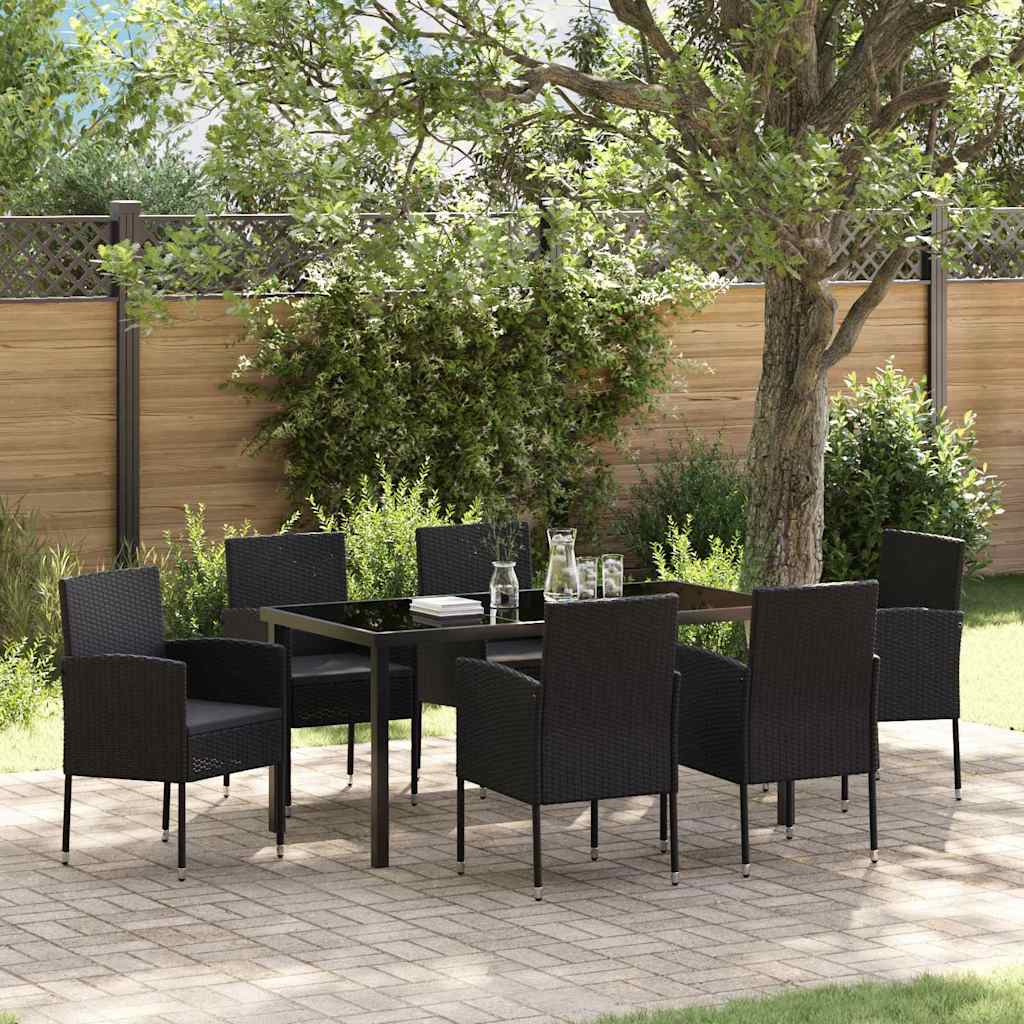 Garten Essgruppe Mit Kissen 5 Pcs Grau Poly-Rattan
