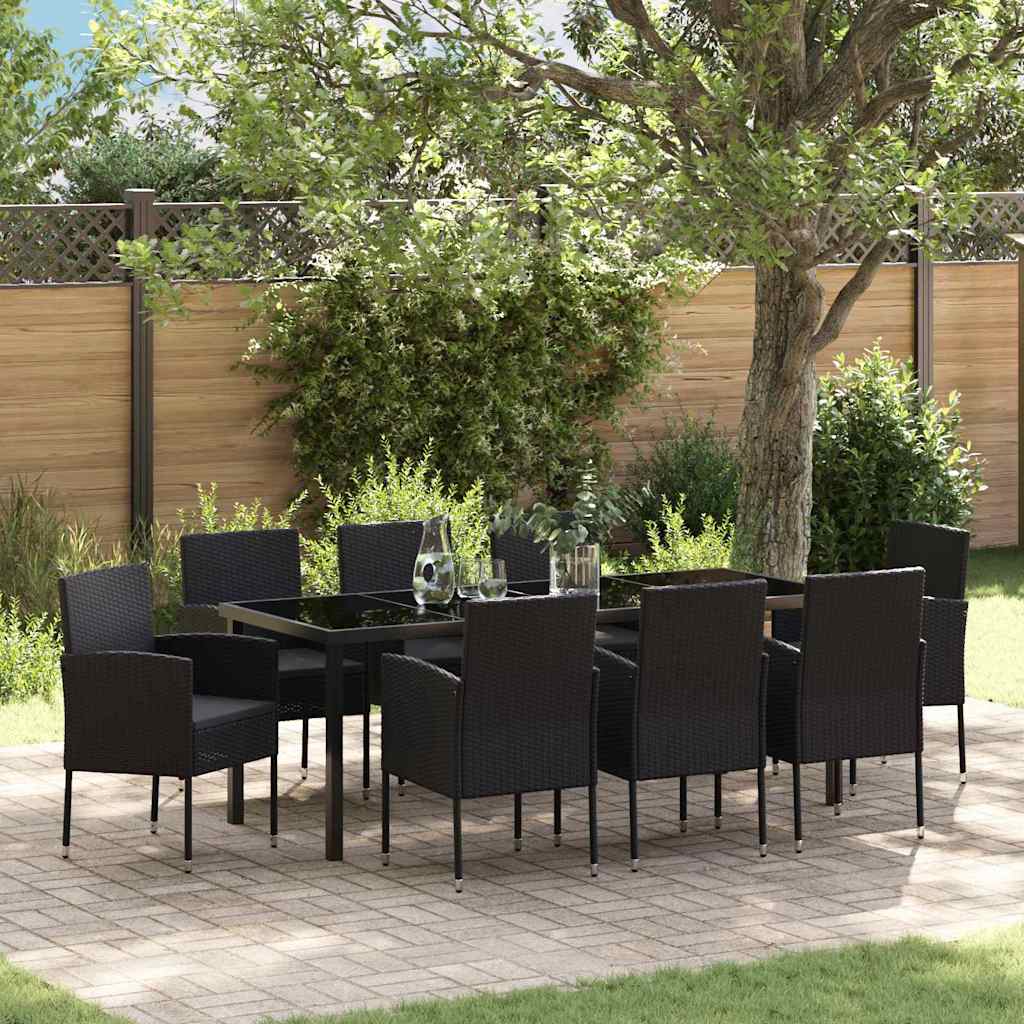 Garten Essgruppe Mit Kissen 5 Pcs Grau Poly-Rattan