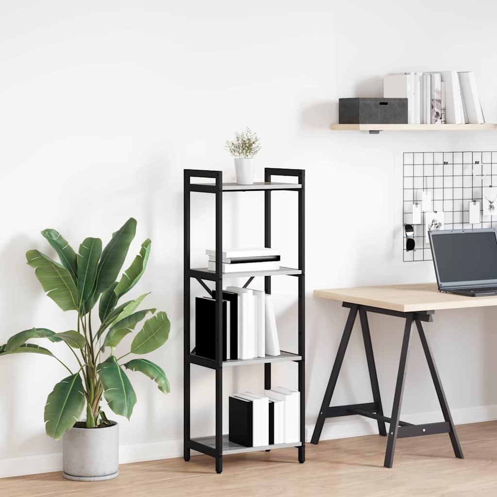 Bücherregal Geräucherte Eiche 40 X 30 X 85 Cm Holzwerkstoff