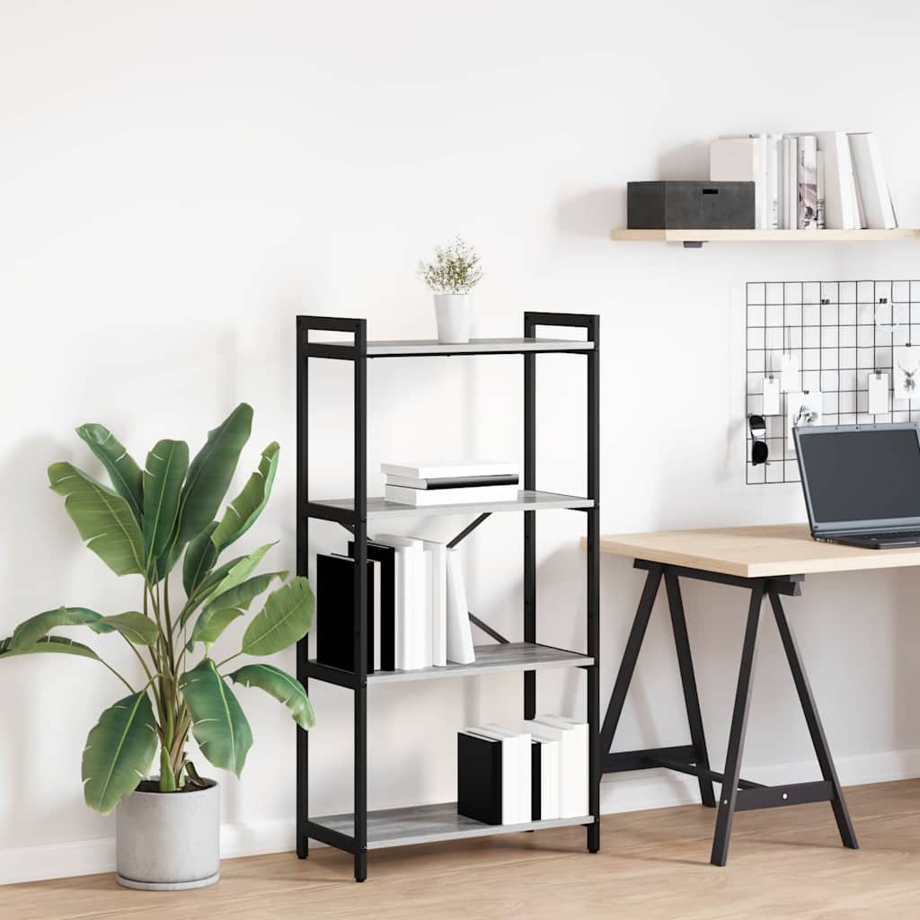 Bücherregal Geräucherte Eiche 40 X 30 X 85 Cm Holzwerkstoff