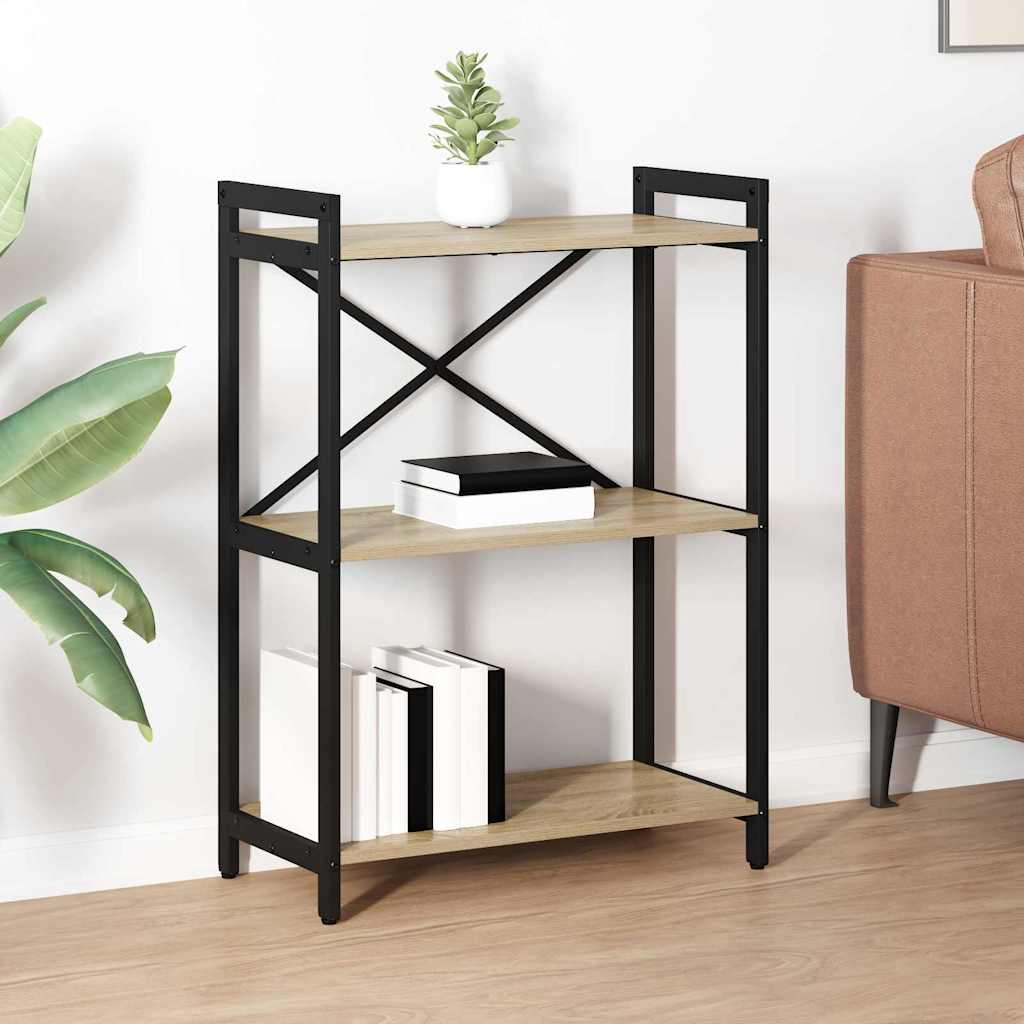 Bücherregal Geräucherte Eiche 40 X 30 X 85 Cm Holzwerkstoff