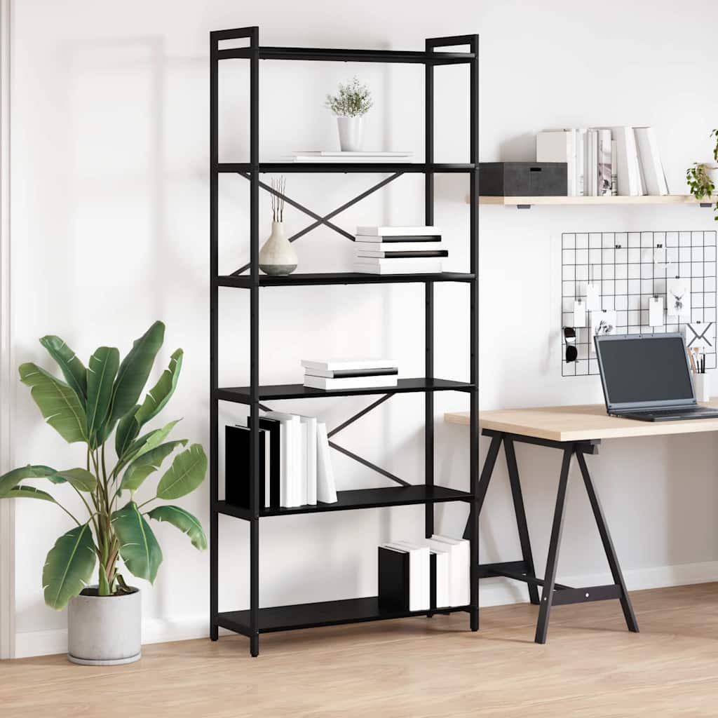 Bücherregal Geräucherte Eiche 40 X 30 X 85 Cm Holzwerkstoff