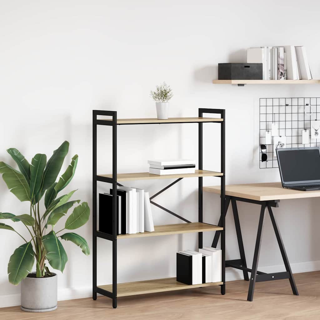Bücherregal Geräucherte Eiche 40 X 30 X 85 Cm Holzwerkstoff