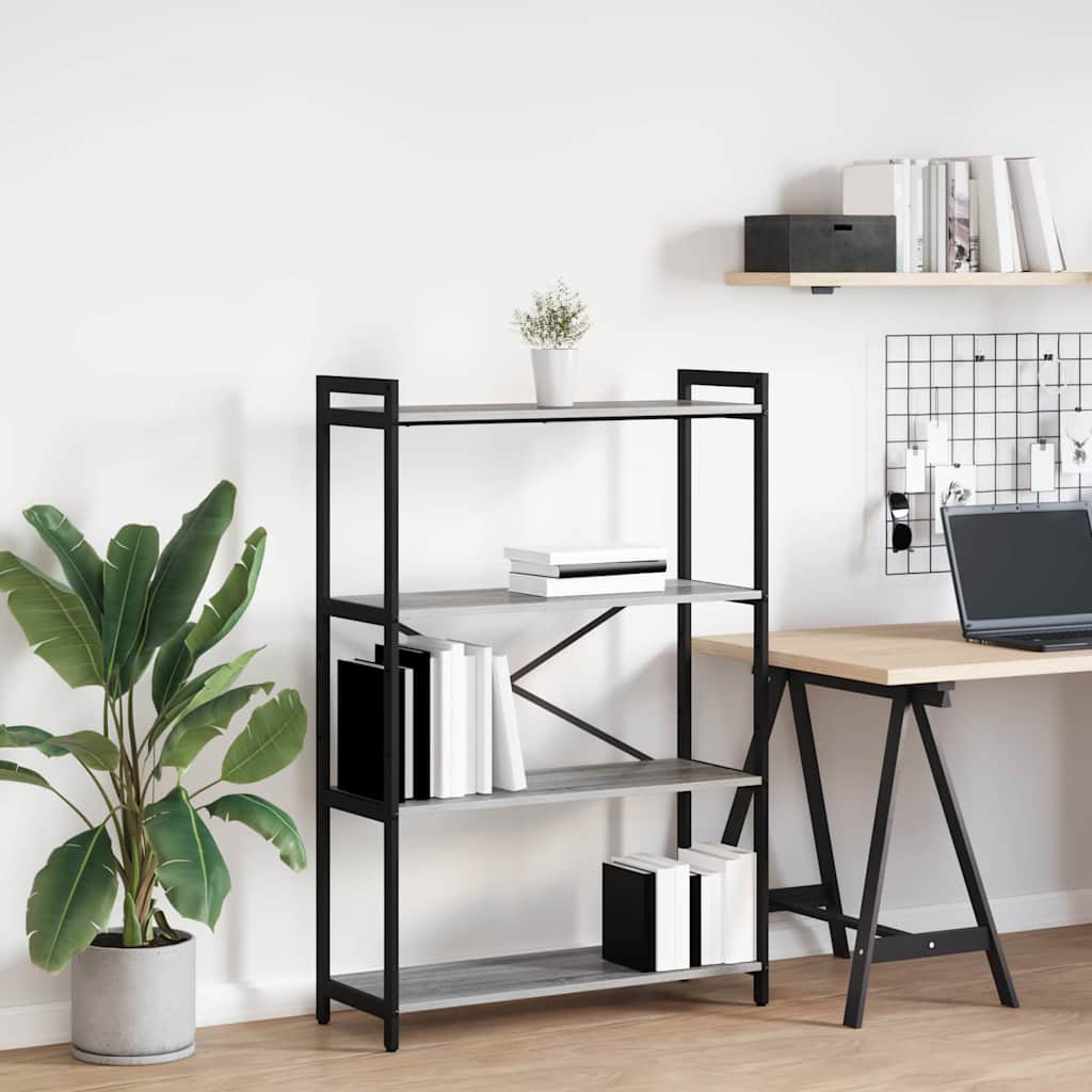 Bücherregal Geräucherte Eiche 40 X 30 X 85 Cm Holzwerkstoff