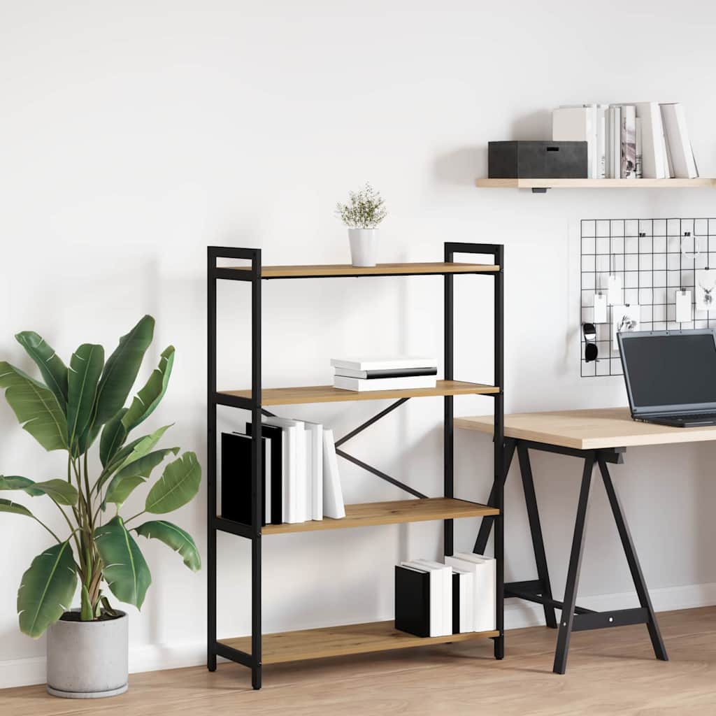 Bücherregal Geräucherte Eiche 40 X 30 X 85 Cm Holzwerkstoff