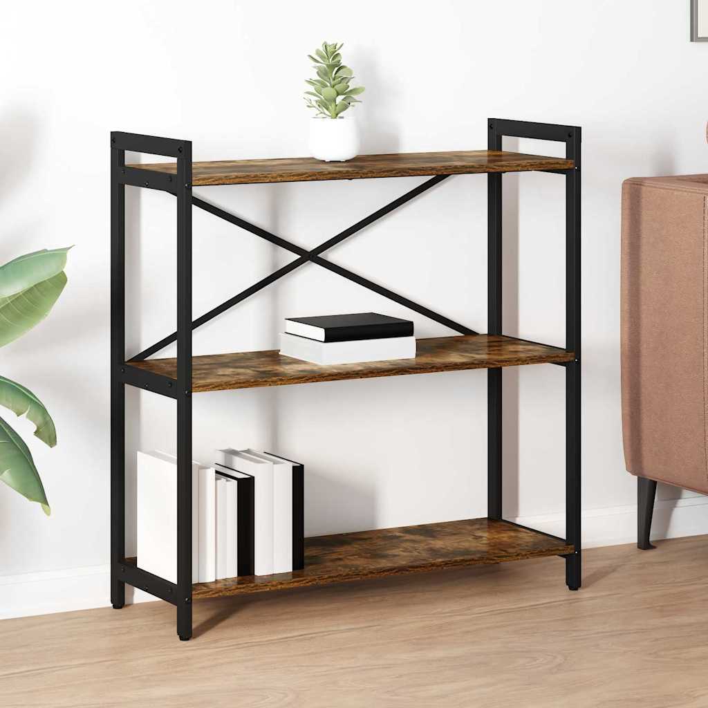 Bücherregal Geräucherte Eiche 40 X 30 X 85 Cm Holzwerkstoff