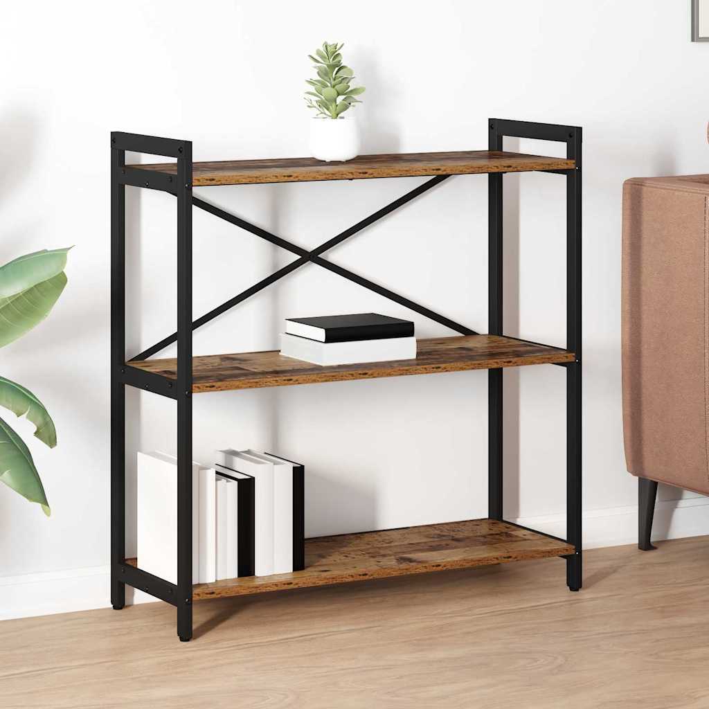 Bücherregal Geräucherte Eiche 40 X 30 X 85 Cm Holzwerkstoff