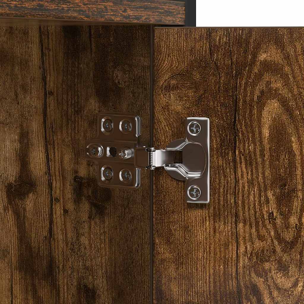Bücherregal Geräucherte Eiche 80 X 30 X 155,5 Cm Holzwerkstoff