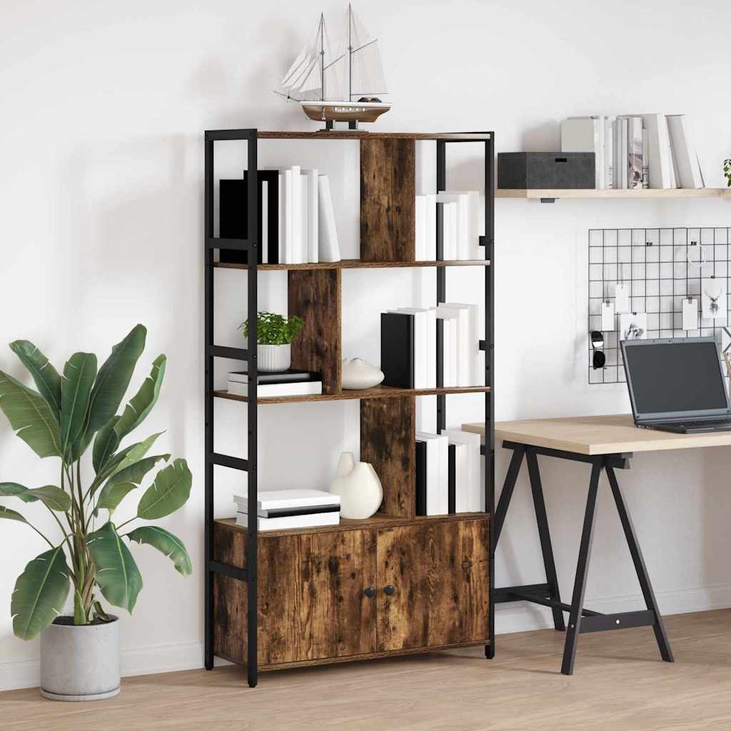 Bücherregal Geräucherte Eiche 80 X 30 X 155,5 Cm Holzwerkstoff