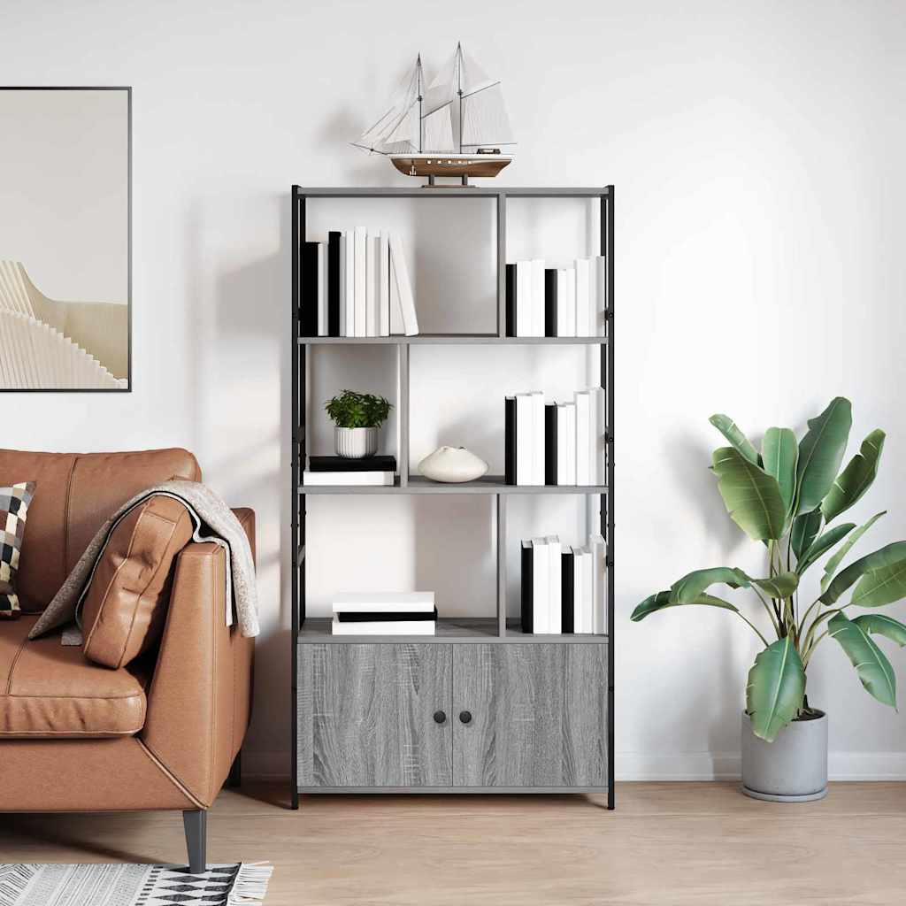 Bücherregal Geräucherte Eiche 80 X 30 X 155,5 Cm Holzwerkstoff