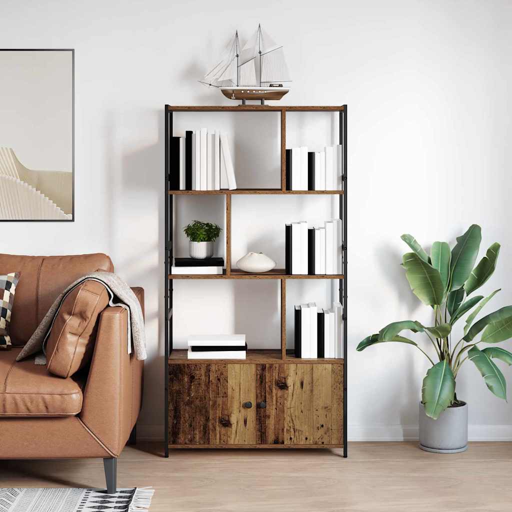 Bücherregal Geräucherte Eiche 80 X 30 X 155,5 Cm Holzwerkstoff