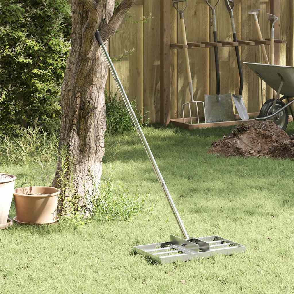 Garten-Nivellierrechen Silber 45 X 25 X 200 Cm