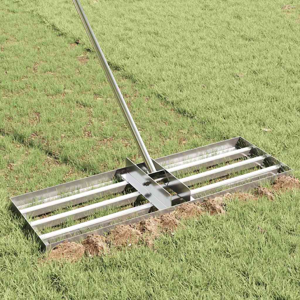 Garten Nivellierrechen Silber 75 X 25 X 200 Cm