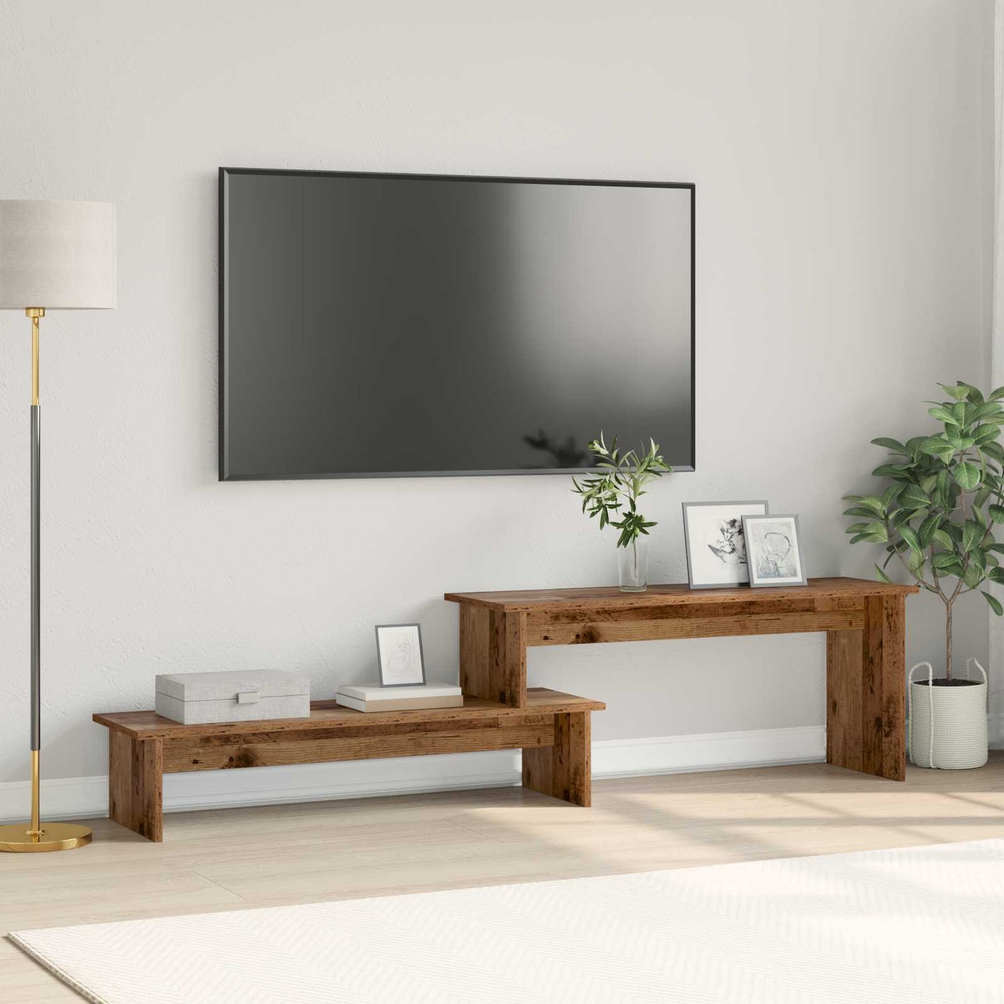 Tv-Schrankset 180 X 30 X 43 Cm Holzwerkstoff