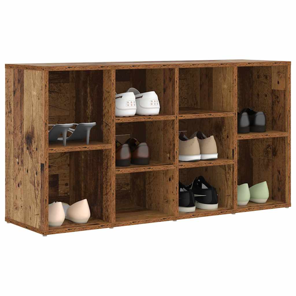 Schuhbank Mit Regal 103 X 30 X 54,5 Cm Holzwerkstoff