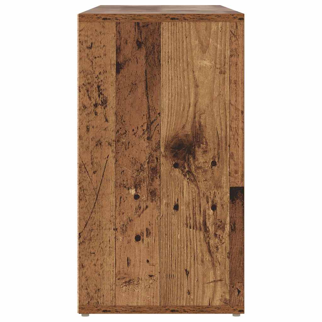 Schuhbank Mit Regal 103 X 30 X 54,5 Cm Holzwerkstoff
