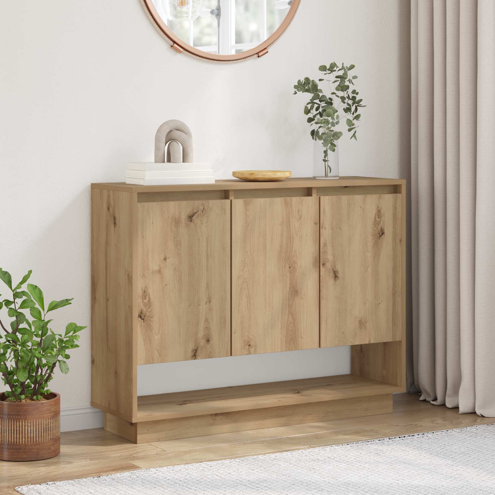 Sideboard 97 X 29 X 75 Cm Holzwerkstoff