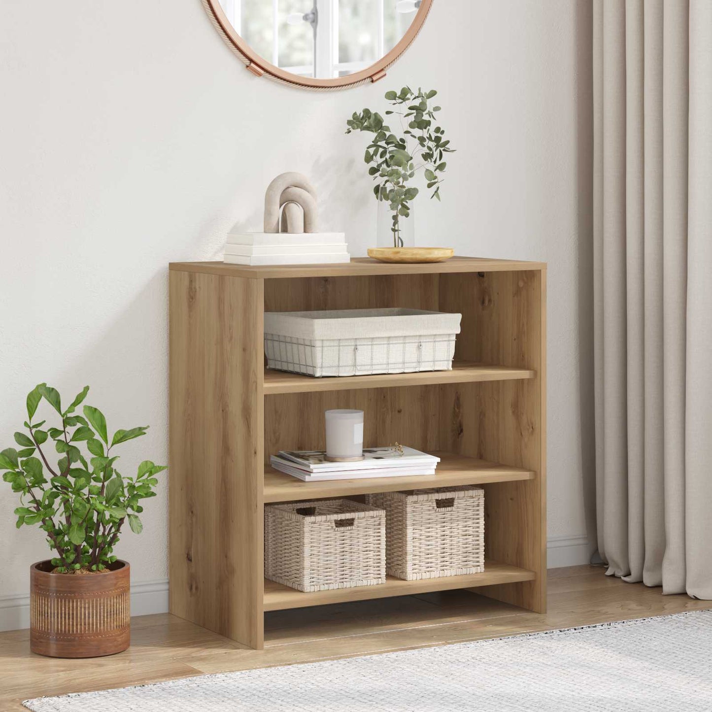 Sideboard Braun 70 X 41 X 75 Cm Holzwerkstoff