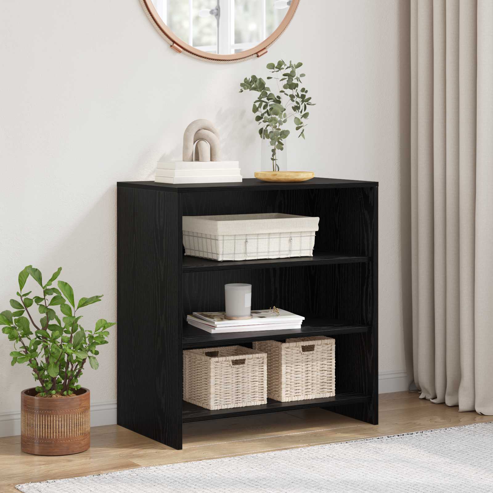 Sideboard Braun 70 X 41 X 75 Cm Holzwerkstoff
