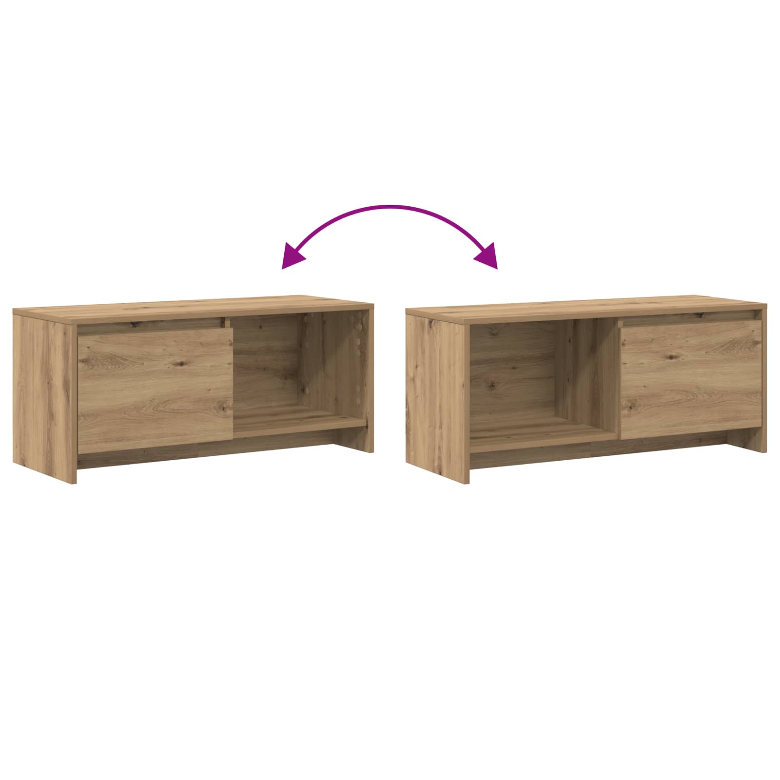 Tv-Schrankset 90 X 35 X 40 Cm Holzwerkstoff