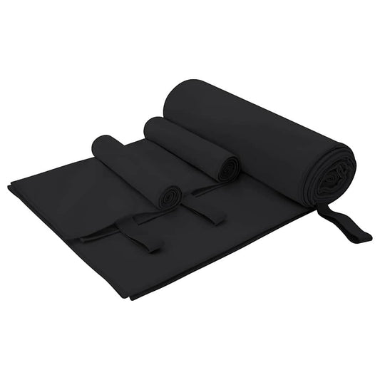 Sporthandtuch Set 3 Pcs Polyester Und Polyamid