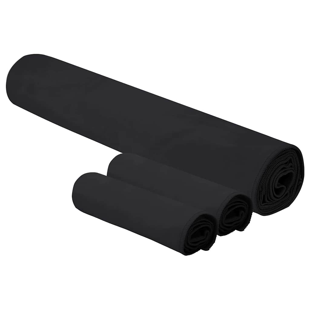 Sporthandtuch Set 3 Pcs Polyester Und Polyamid