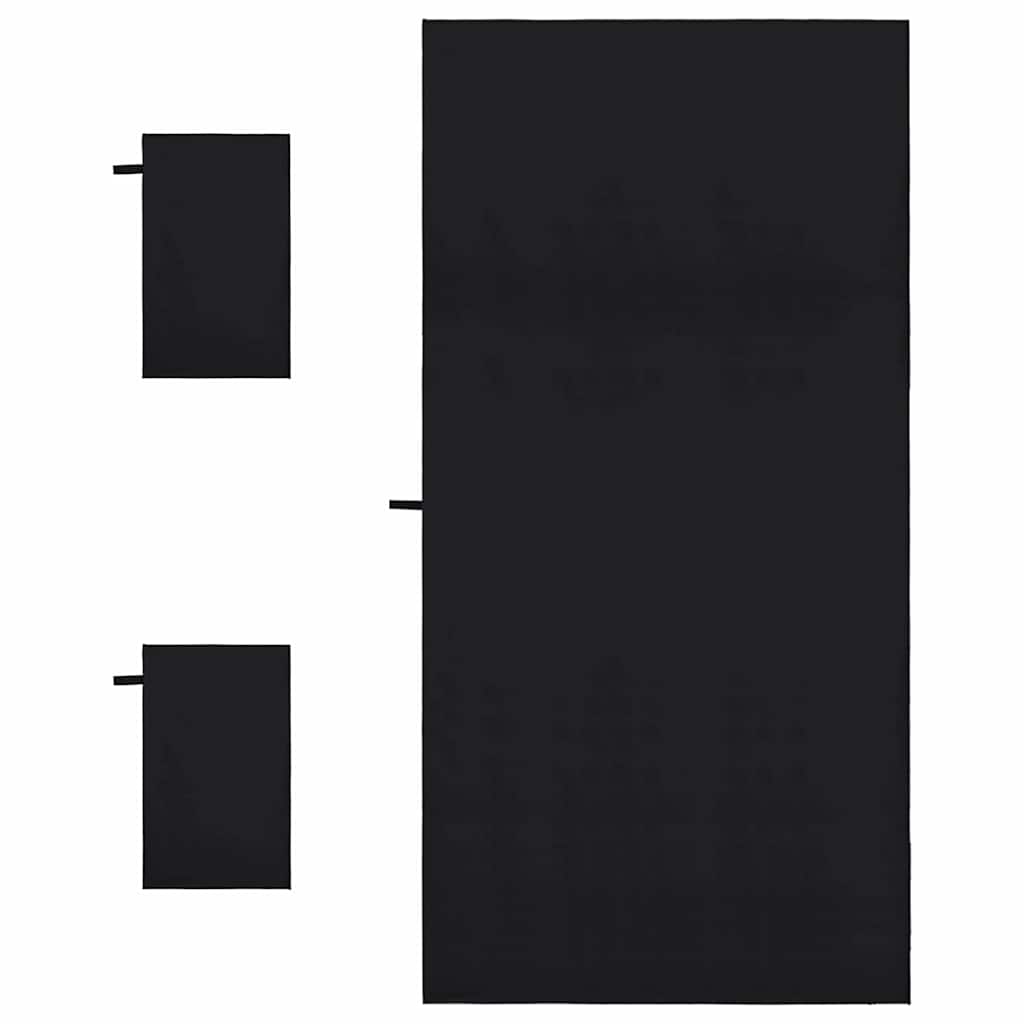 Sporthandtuch Set 3 Pcs Polyester Und Polyamid
