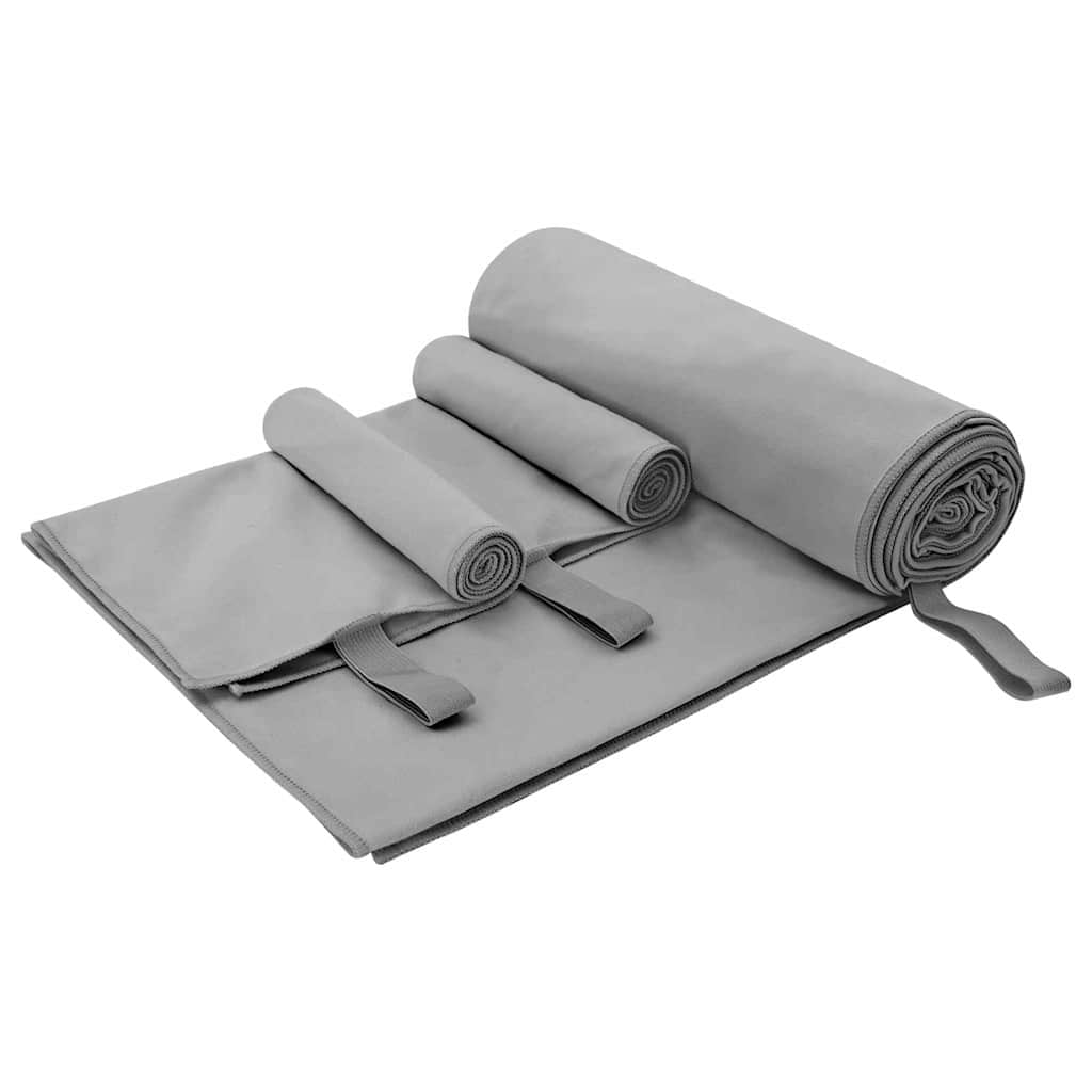 Sporthandtuch Set 3 Pcs Polyester Und Polyamid