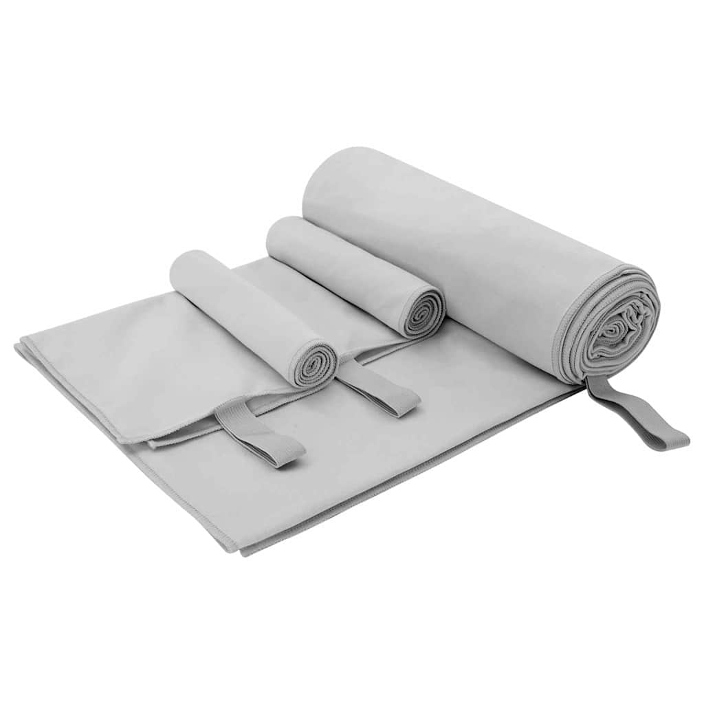 Sporthandtuch Set 3 Pcs Polyester Und Polyamid