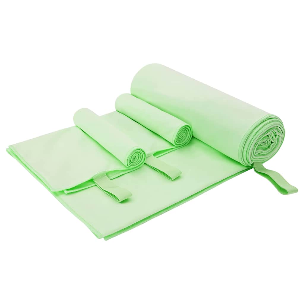 Sporthandtuch Set 3 Pcs Polyester Und Polyamid
